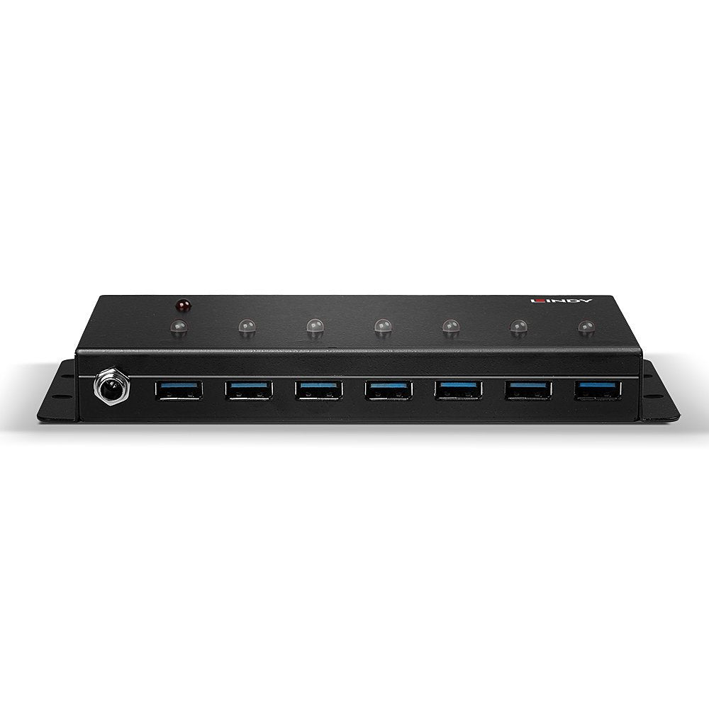 EAN 4002888431286 - Lindy 43128 hub de interfaz 5000 Mbit/s Negro imagen 3