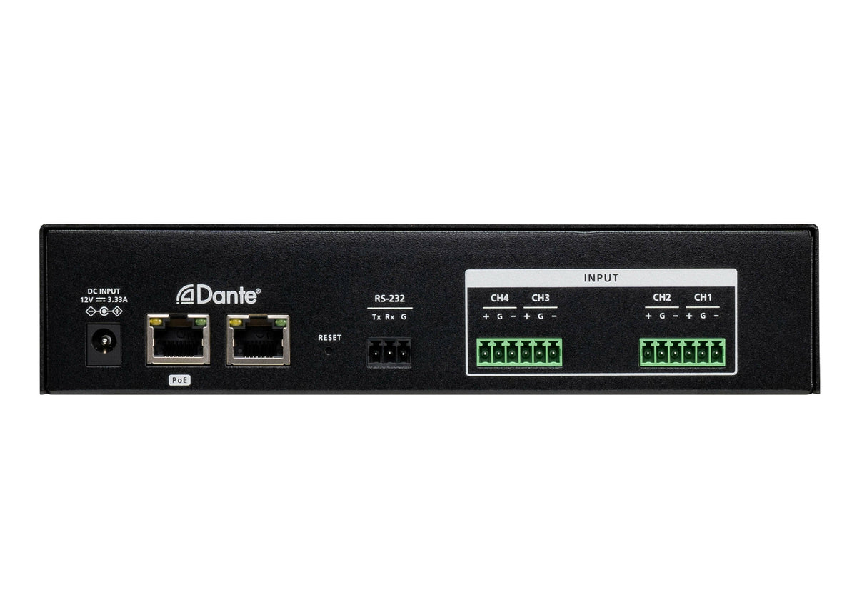 4-Ch Mic/Line With Dsp And Dante Ad400e-At
