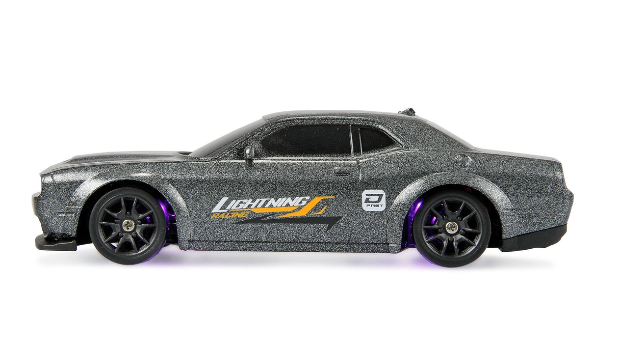 Amewi Drift Sport Muscle Car Con Gyro 4wd 1:43 Rtr Gris 6+
