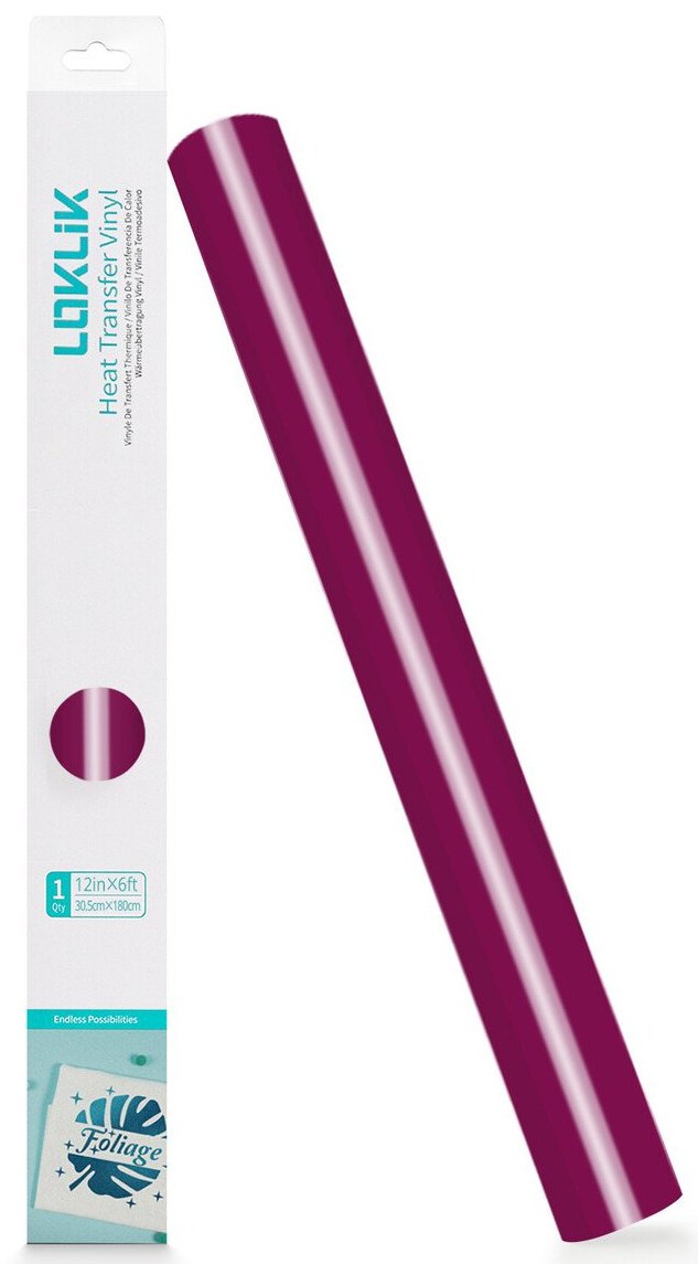 Loklik Heat Transfer Vinyl Basic - Rose Rojo