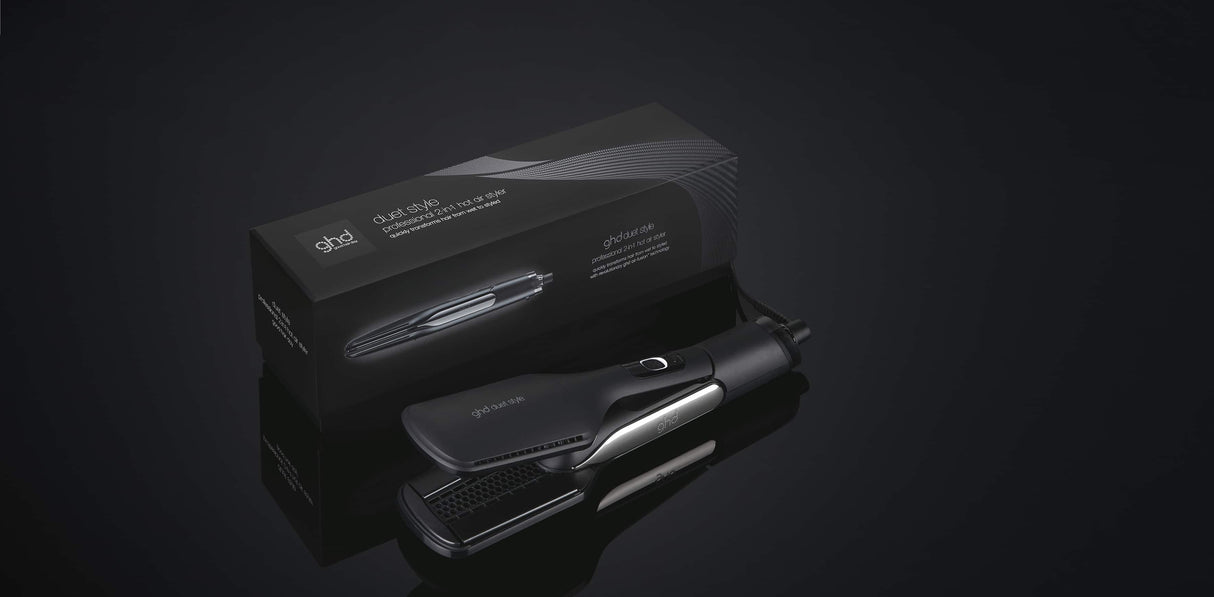 Ghd Ghd Duet 2 In 1 Black Hair Iron And Hot Air Dryer