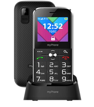 Telefono Movil Myphone Halo C Black 2.2" Negro