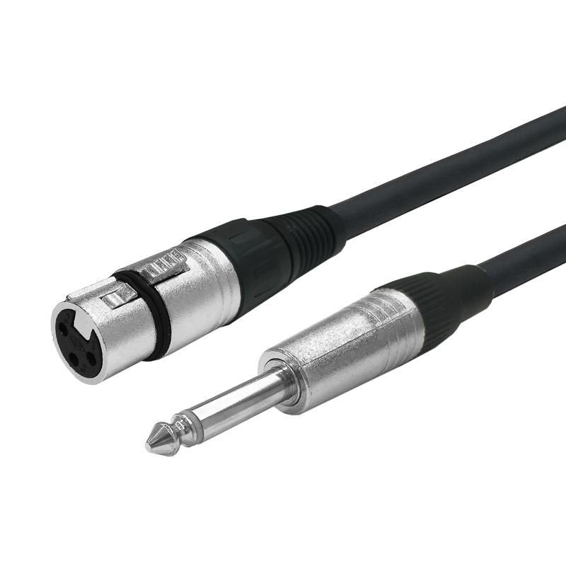 Vivolink Proaudxlrfjack10 Cable De Audio 10 M Xlr 6,35mm Negro