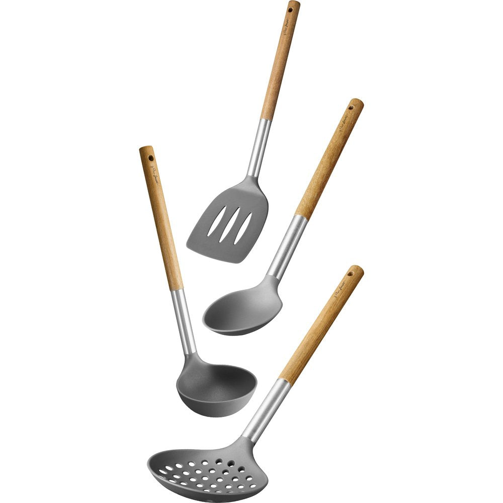 Lamart Lt3900 Juego De Utensilios De Cocina 4 Pieza(S) Marrón, Gris