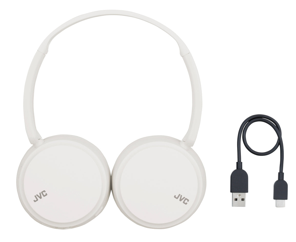 Auriculares Inalámbricos Jvc Ha-S36w Con Micrófono Bluetooth Blancos