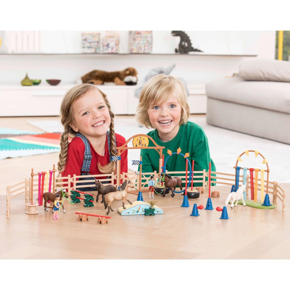 Schleich Farm World Pony Agility Training, Figura De Juguete 42481