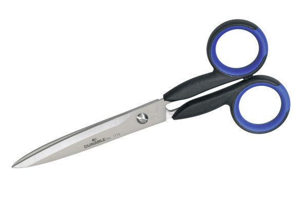 EAN 4005546171609 - Durable 171601 tijera de escritorio y manualidades Universal Corte recto Negro, Azul imagen 1