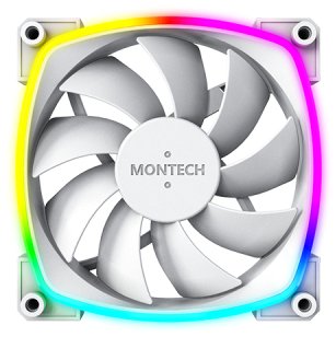 Ventilador Pc 120x120 Montech Ax120 Pwm White 3 In 1