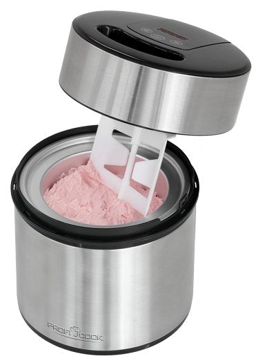 EAN 4006160114010 - ProfiCook 501140 máquina para helados 1,8 L 12 W Negro, Acero inoxidable imagen 2