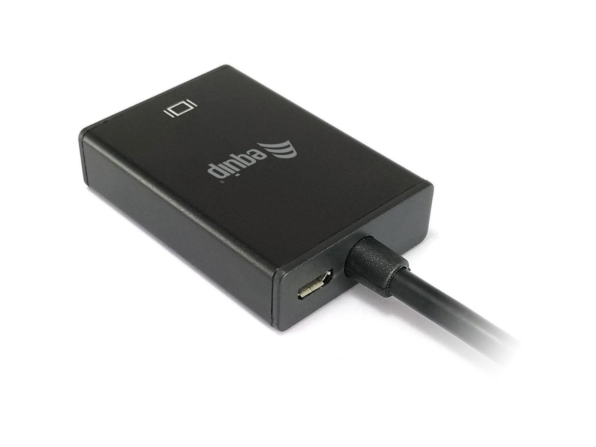 EAN 4015867222430 - Equip 119038 adaptador de cable de vídeo 0,2 m VGA (D-Sub) + 3,5mm DVI-D + USB Negro imagen 5