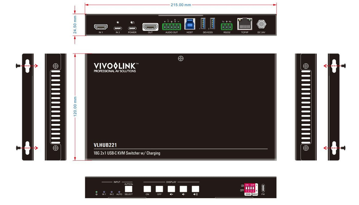 EAN 5715063221211 - Vivolink VLHUB221 Adaptador gráfico USB imagen 8