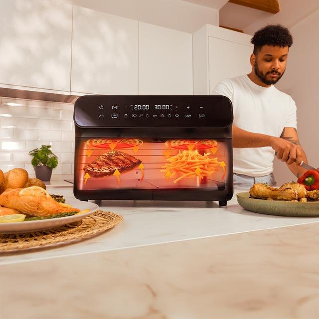 Freidora De Aire Cecotec Cecofry Advance 9000 Inox 9l 2800w