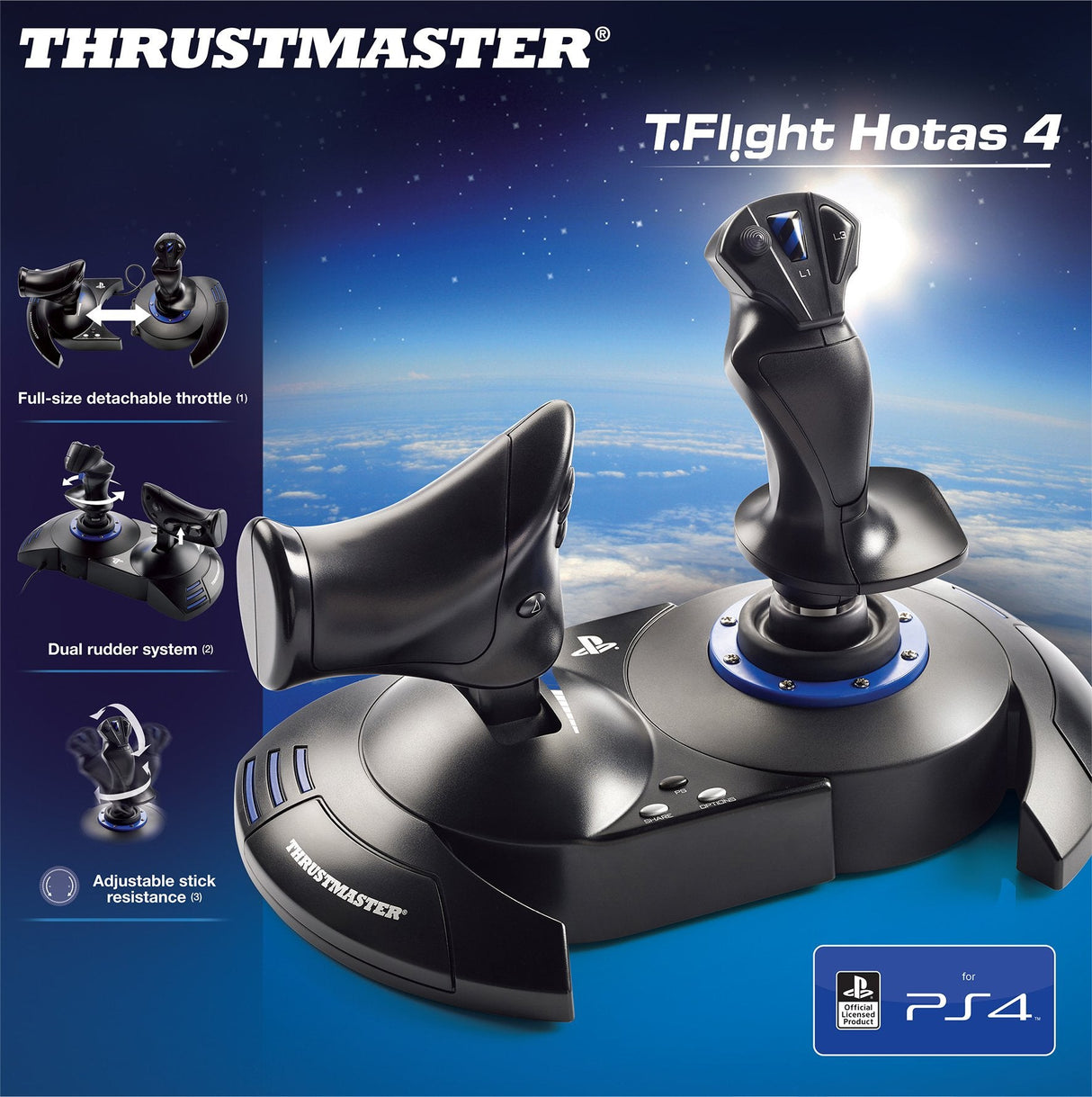 Thrustmaster Joystick T.Flight Hotas 4 Para Ps4 / Pc
