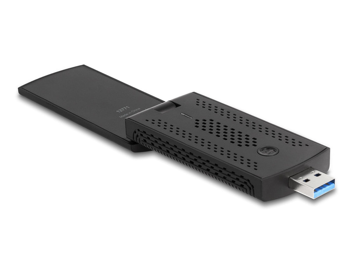 Delock 12771 Adaptador Usb Wlan Wi-Fi 6 Dual Band Ax1800 (1201 + 574 Mbps)