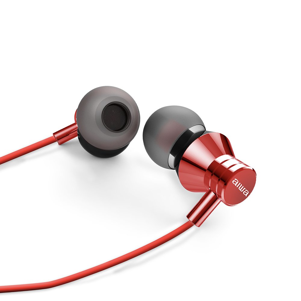 EAN 8435256897173 - Aiwa ESTM-50RD auricular y casco Auriculares Alámbrico Dentro de oído Música imagen 2