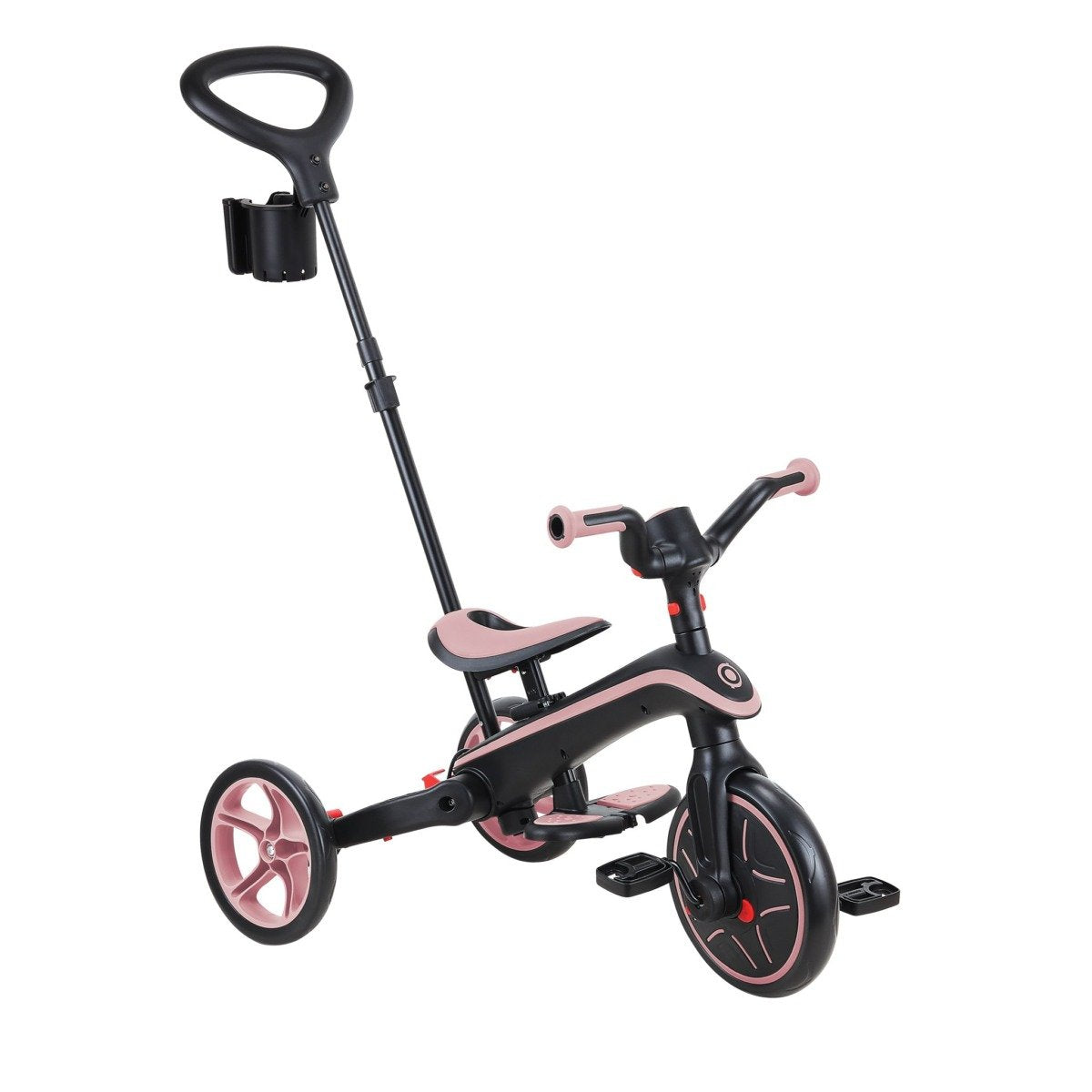 Globber Explorer Trike Plegable 4 En 1, Vehículo Infantil Rosa 732-210-2