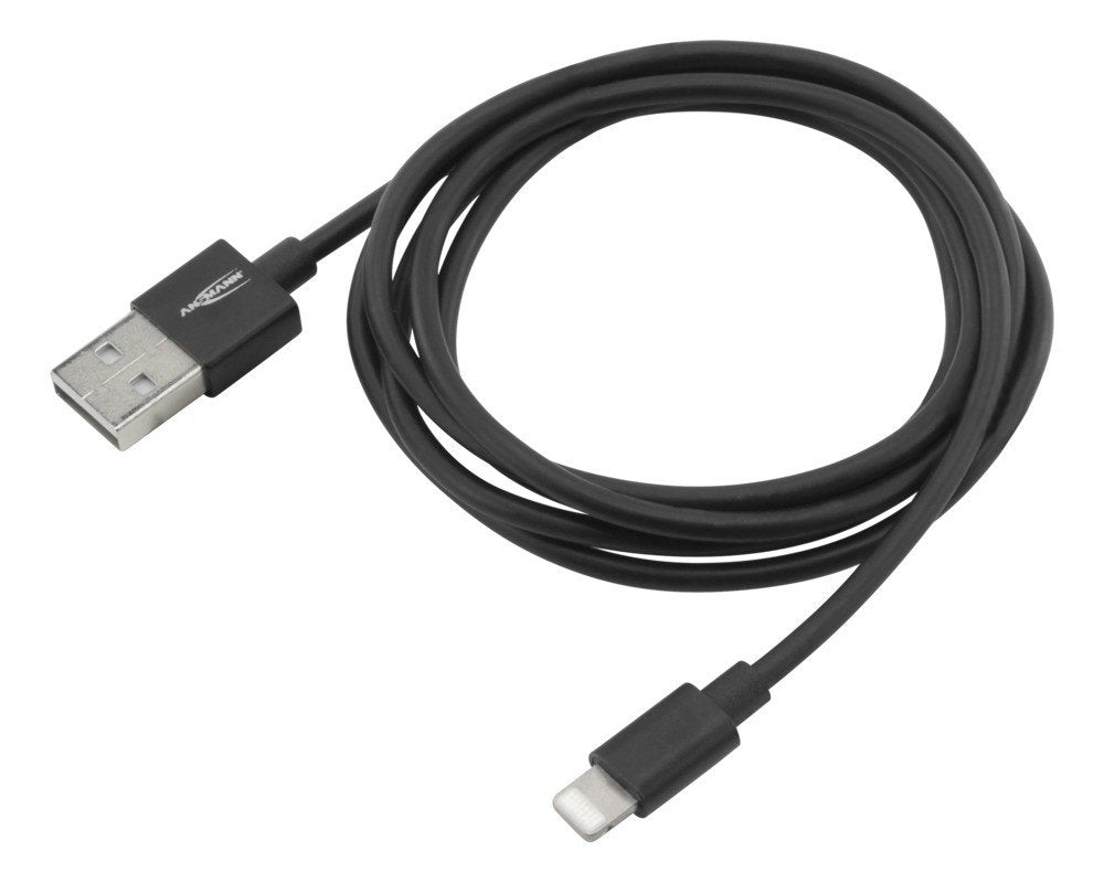 EAN 4013674131211 - Ansmann 1700-0078 cable de conector Lightning 1,2 m Negro imagen 1
