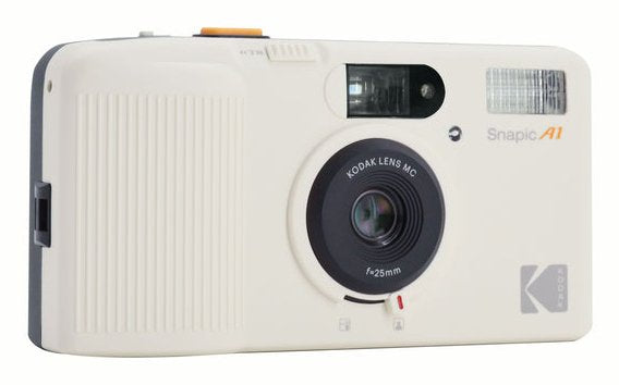 Kodak Ksnapicwh Snapic A1 35mm Film Camera White