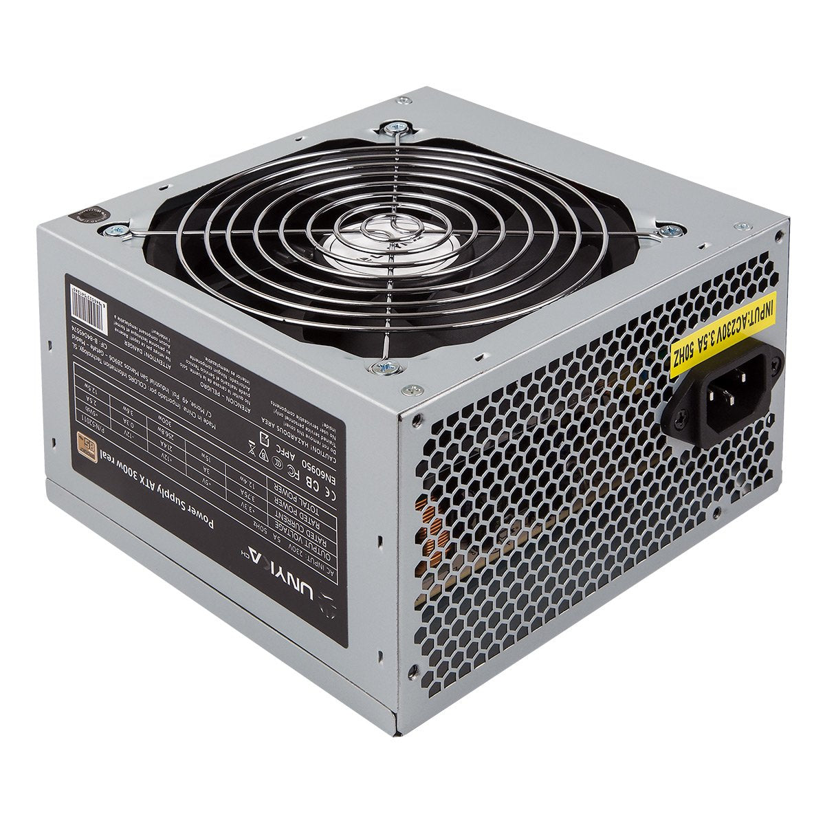 EAN 6940533541240 - UNYKAch ATX 300W unidad de fuente de alimentación Plata imagen 2