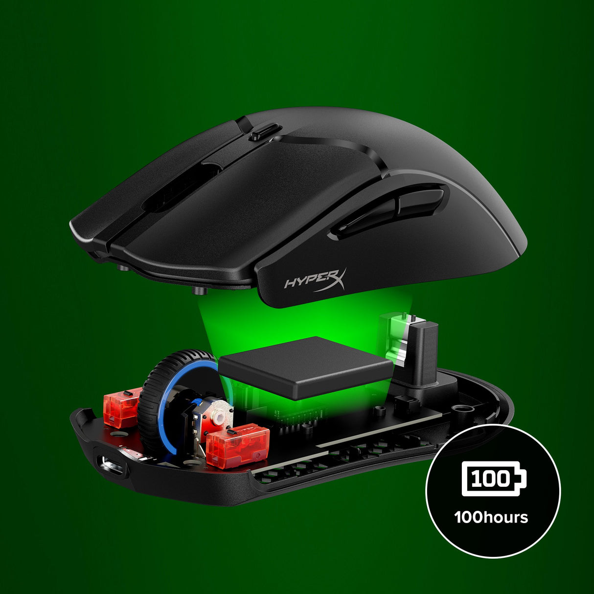 EAN 0197192120217 - HyperX Pulsefire Haste 2 Mini Wireless Black Gaming Mouse ratón Juego Ambidextro RF Wireless + Bluetooth imagen 8