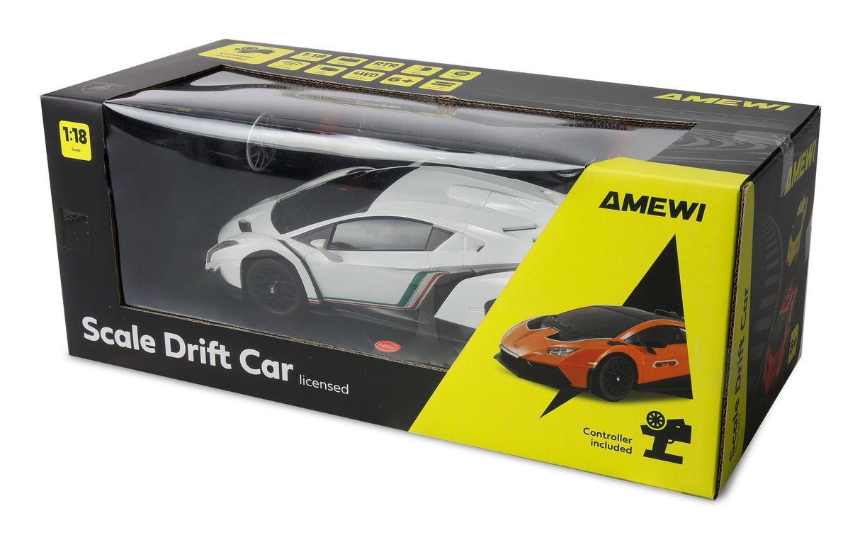 Amewi Rc Drift Lizenz Lamborghini Veneno Blanco
