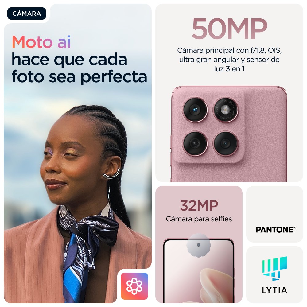 EAN 0840023297052 - Motorola edge 60 fusion 16,9 cm (6.67") SIM doble Android 15 5G USB Tipo C 8 GB 256 GB 5200 mAh Rosa imagen 15