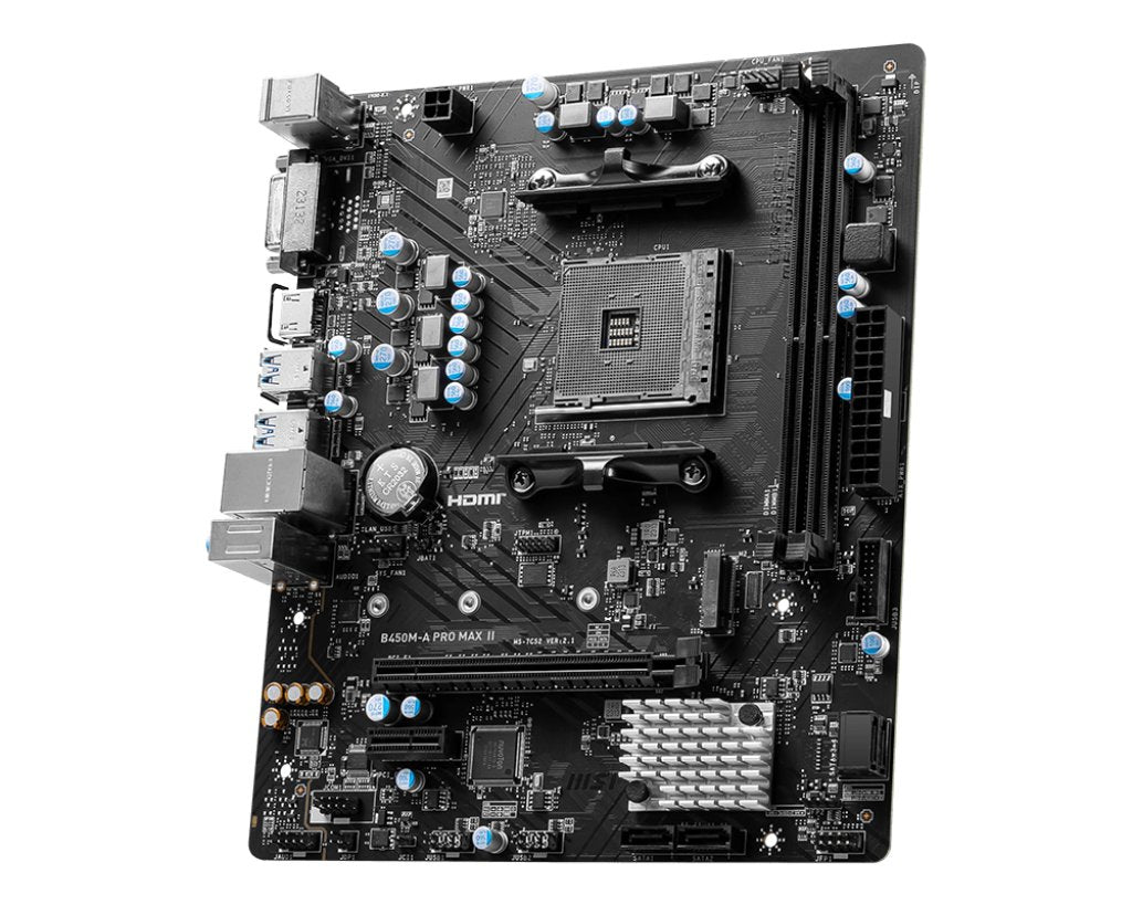 EAN 4711377125291 - MSI B450M-A PRO MAX II placa base AMD B450 Zócalo AM4 micro ATX imagen 3