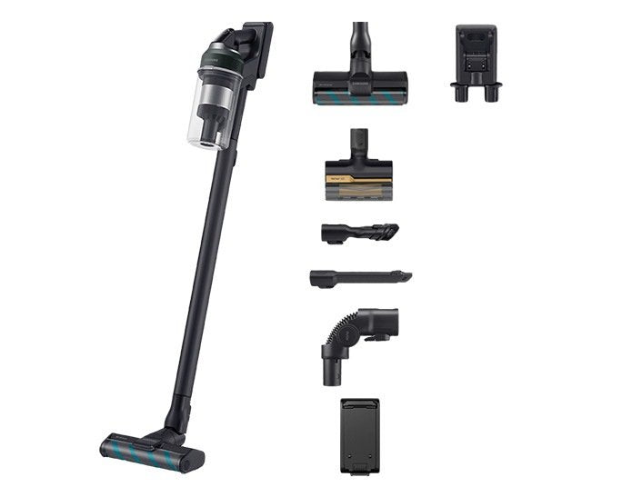 EAN 8806095052847 - Samsung VS20C852CTN Aspiradora escoba 2 en 1 Batería Secar Sin bolsa 580 W Negro, Cromo, Verde, Madera imagen 1