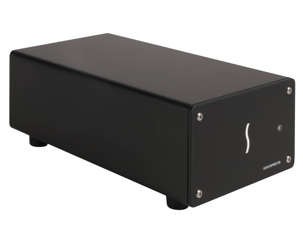 Sonnet Echo Express Sel Thunderbolt 3 Edition Sistema De Expansión De Tarjeta Thunderbolt 3 A Pcie, Carcasa Negra, Sistema De Expansión Para 1 Tarjeta Pcie X8 De Perfil Bajo Echo-Exp-Sel-T3