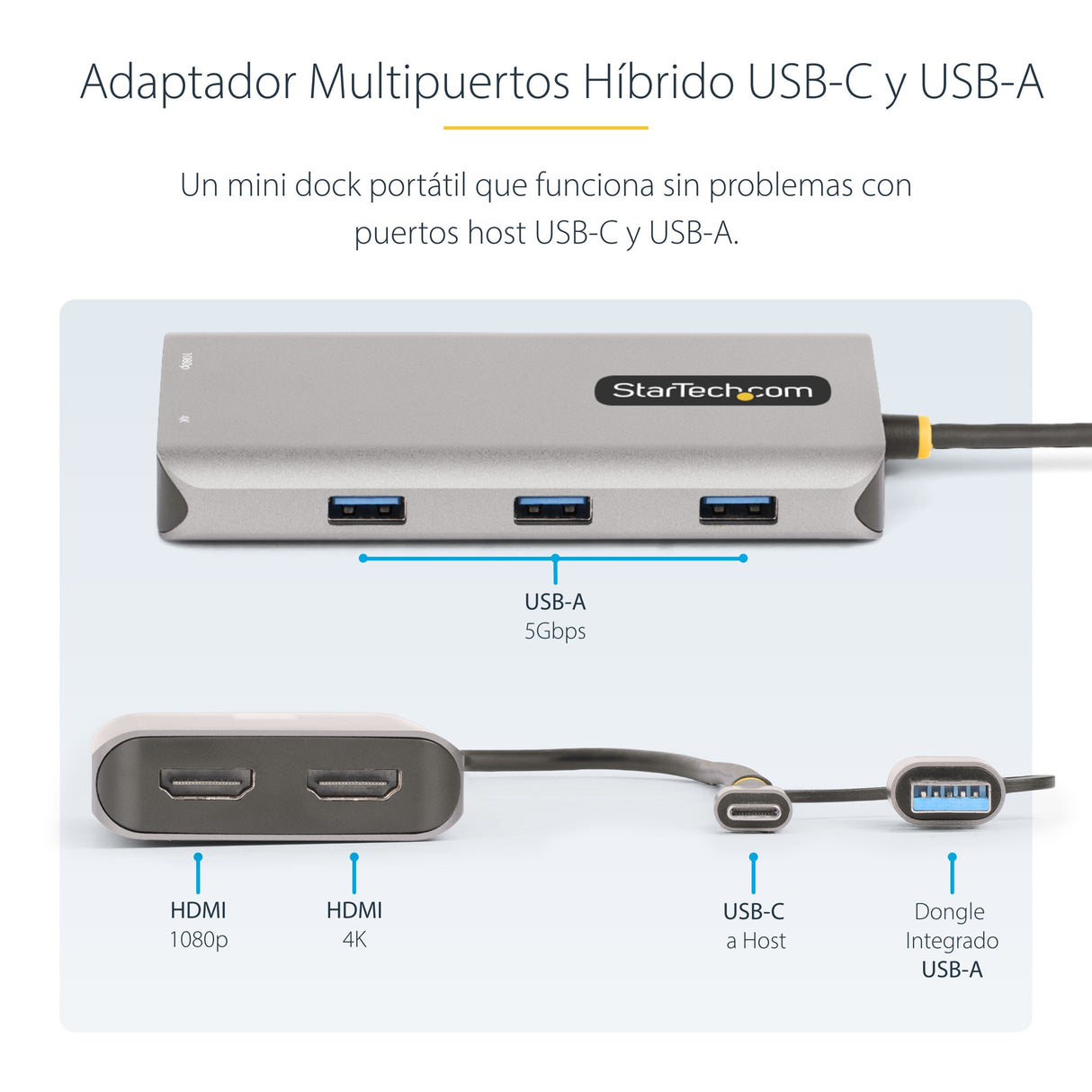 EAN 0065030901260 - StarTech.com 167B-USBC-MULTIPORT base para portátil y replicador de puertos Alámbrico USB 3.2 Gen 1 (3.1 imagen 10