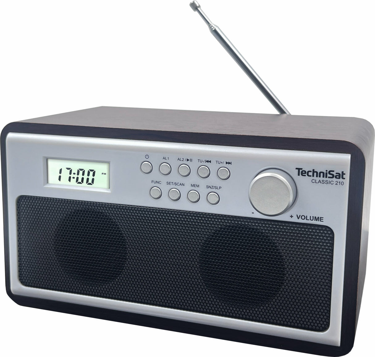 EAN 4019588765191 - TechniSat CLASSIC 210 Reloj Analógica Plata, Madera imagen 3
