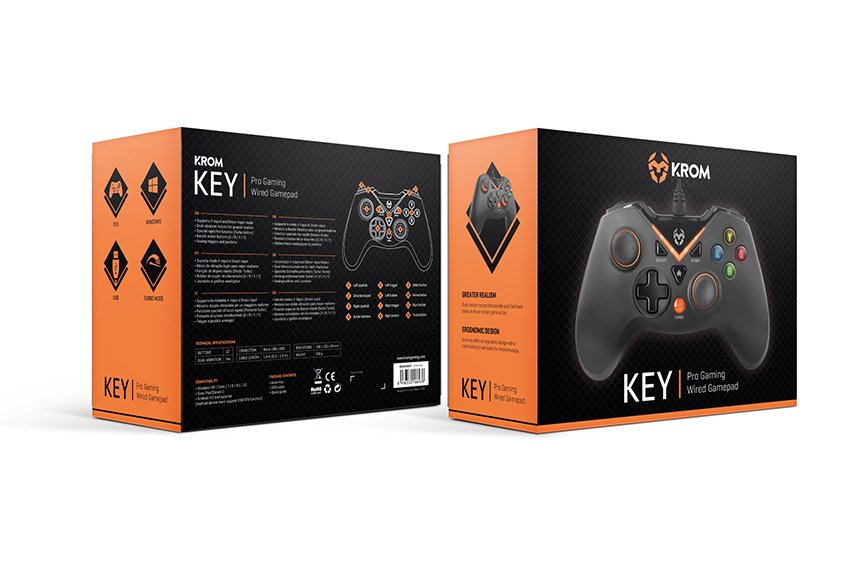 EAN 8436532166938 - NOX NXKROMKEY mando y volante Negro USB Gamepad Analógico Android, PC, Playstation 3 imagen 9