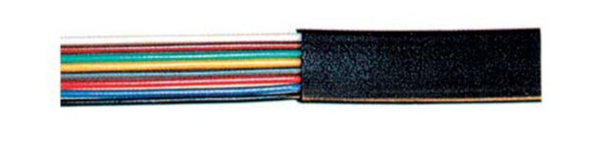 Helos Cable 8-Adrig, Awg28, 50 M, Negro