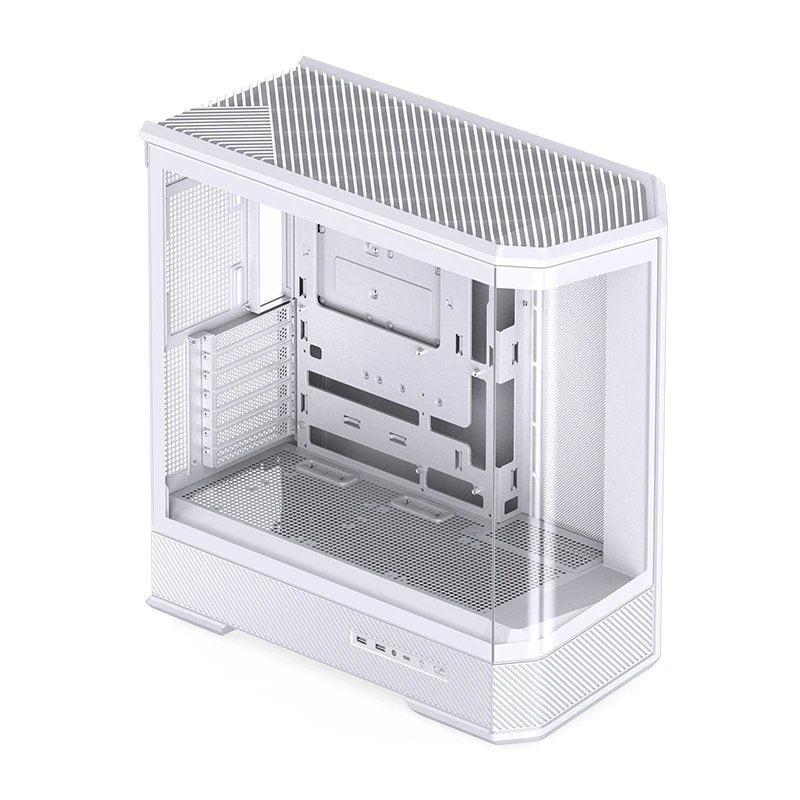 Jonsbo D400 Pc-Gehäuse, Midi Tower, Atx, Tempered Glass - Weiss