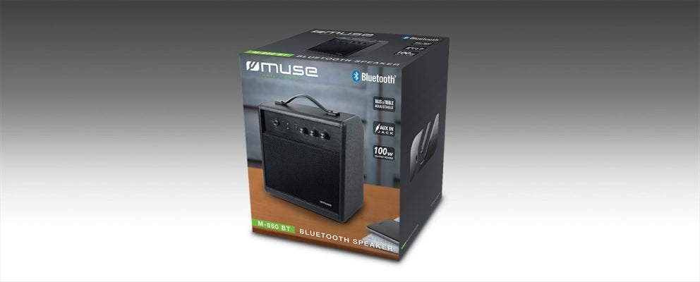 Altavoz Muse M-660 Bt Black Bluetooth 100w