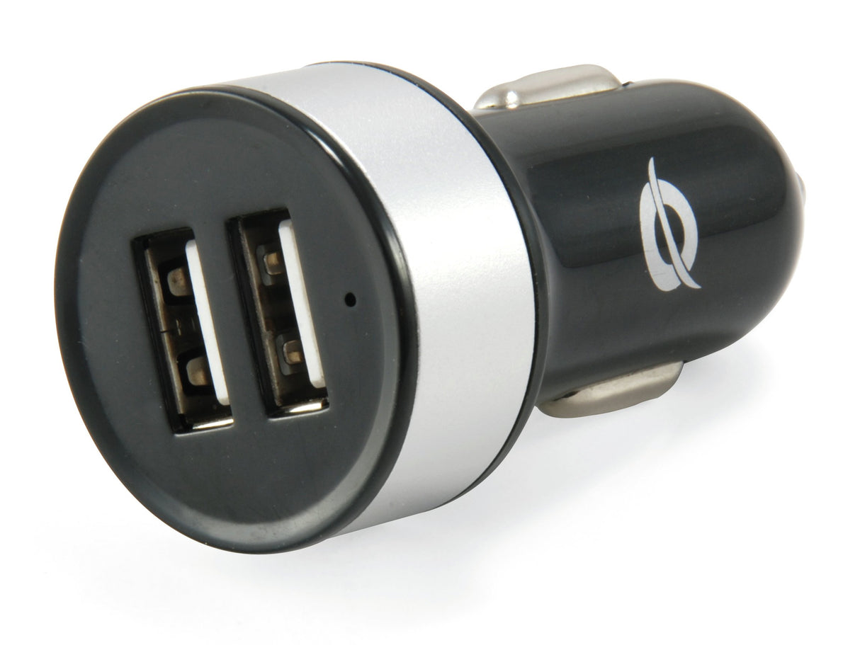 EAN 8714909023399 - Conceptronic CUSBCAR2A cargador de dispositivo móvil Tableta Plata Encendedor de cigarrillos Auto imagen 1