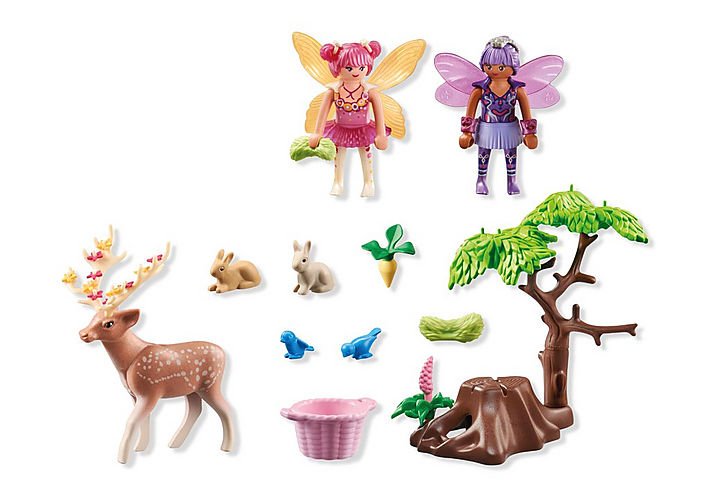 Playmobil Starter Pack Hadas Con Animales Del Bosque 71800