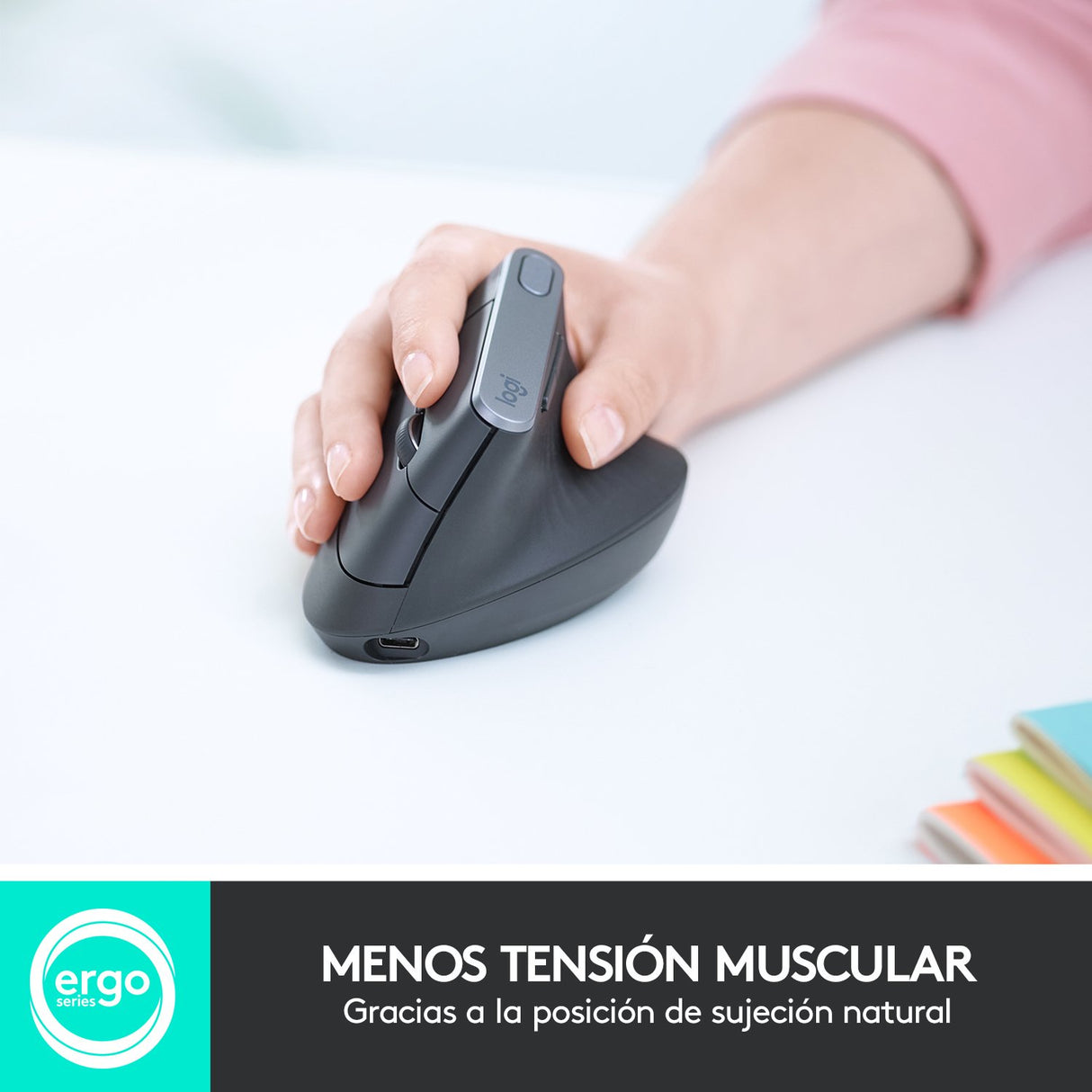 EAN 5099206081901 - Logitech 910-005448 ratón Oficina mano derecha RF Wireless + Bluetooth Óptico 4000 DPI imagen 7