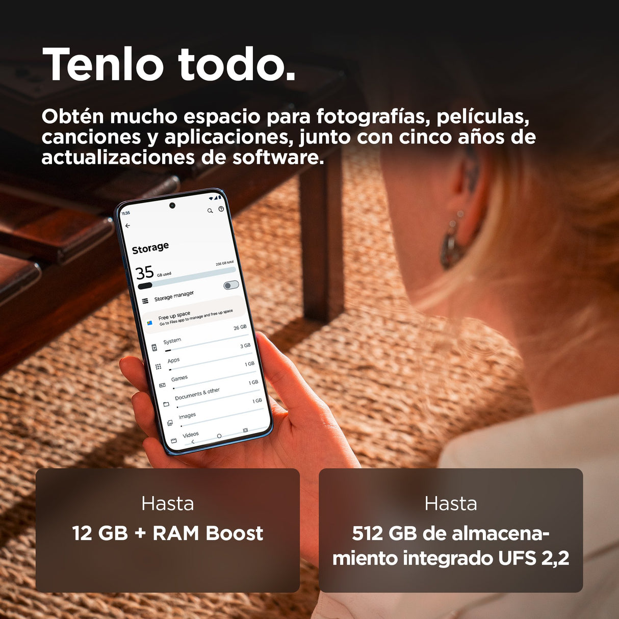 EAN 840023287817 - Motorola edge 50 Neo 16,1 cm (6.36") SIM doble Android 14 5G USB Tipo C 12 GB 512 GB 4310 mAh Marrón claro imagen 17