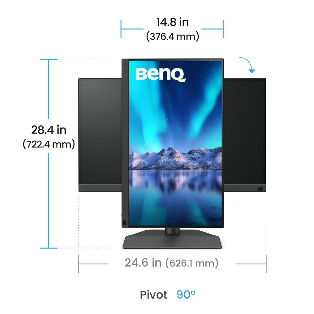 EAN 4718755093159 - BenQ SW242Q pantalla para PC 61,2 cm (24.1") 2560 x 1600 Pixeles WQXGA LED Negro imagen 4