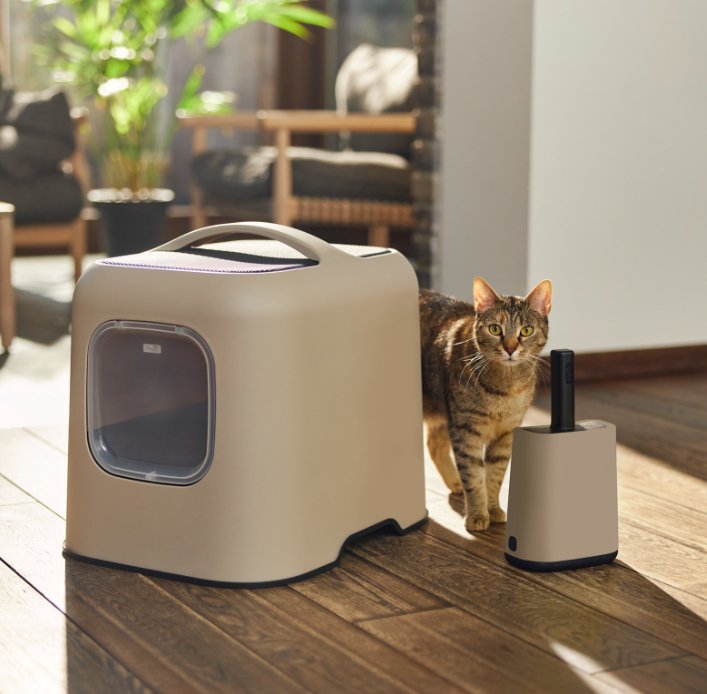 Rotho Biala Lopatka Z Podstawka+ Worki 16x8cmcappuccino