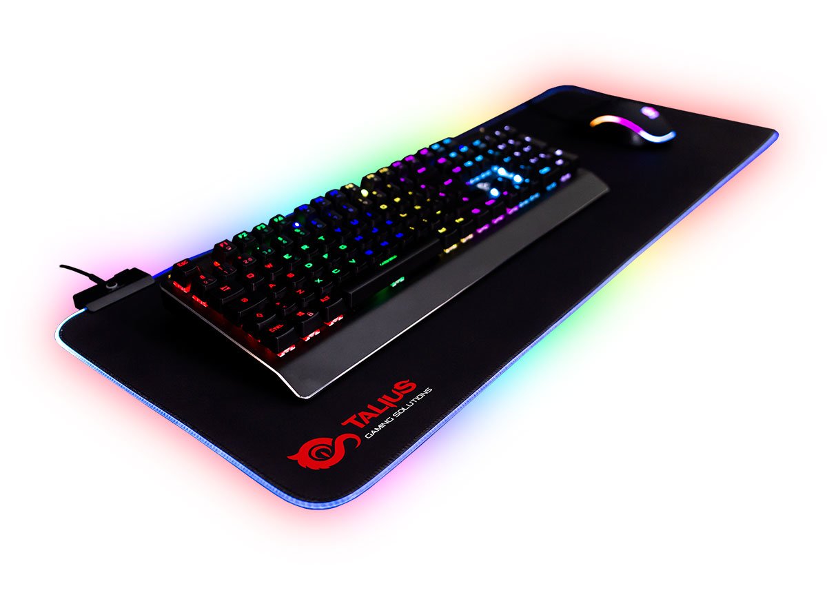 Talius Alfombrilla Gaming Tatami Xxl Retroiluminada Rgb