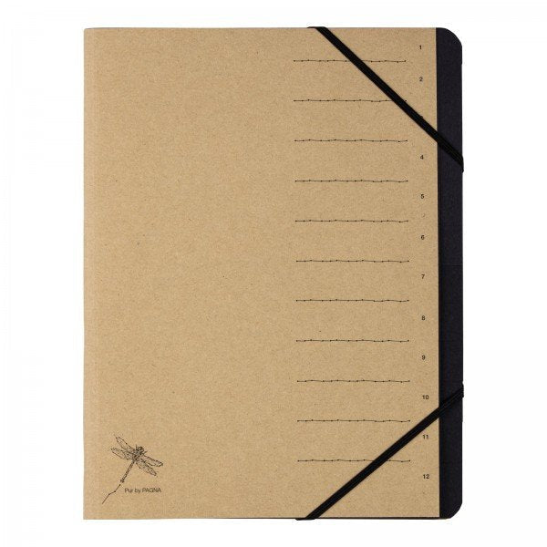 Pagna Carpeta Organizadora 12 Compartimentos Pur 1-12 Natural 1uds