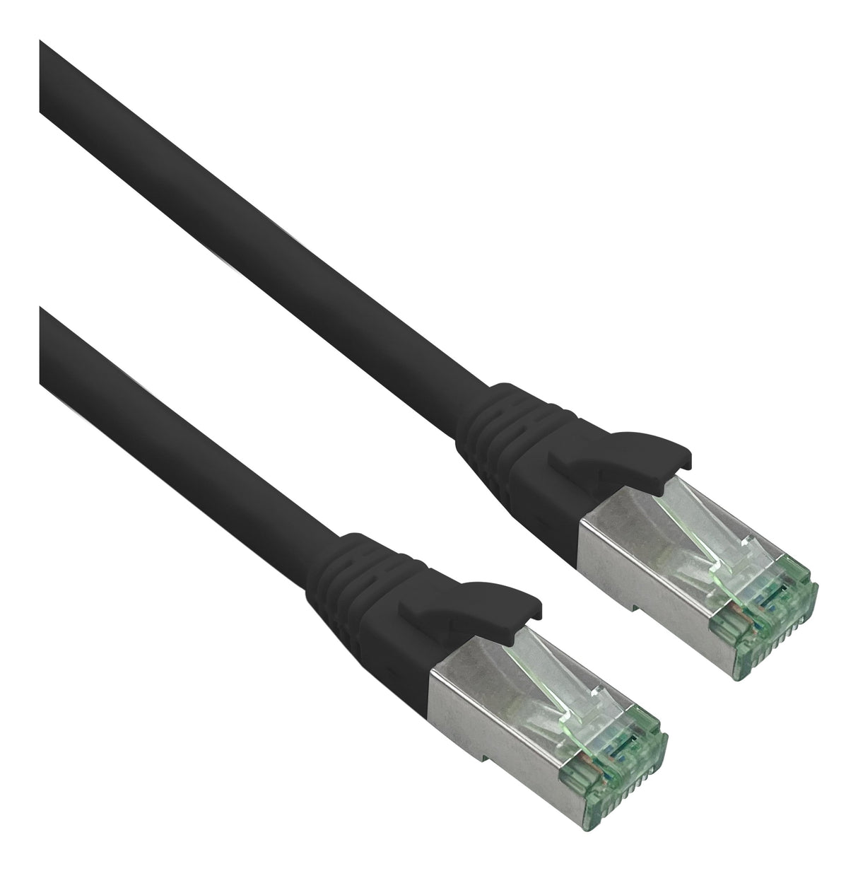 EAN 4005938637379 - Helos 363737 cable de red Negro, Verde 10 m Cat7 S/FTP (S-STP) imagen 1