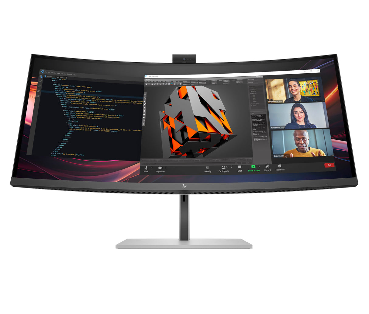 EAN 5715063748954 - HP Series 7 Pro 34 inch WQHD Conferencing Monitor - 734pm pantalla para PC 86,4 cm (34") 3440 x 1440 Pixe imagen 1