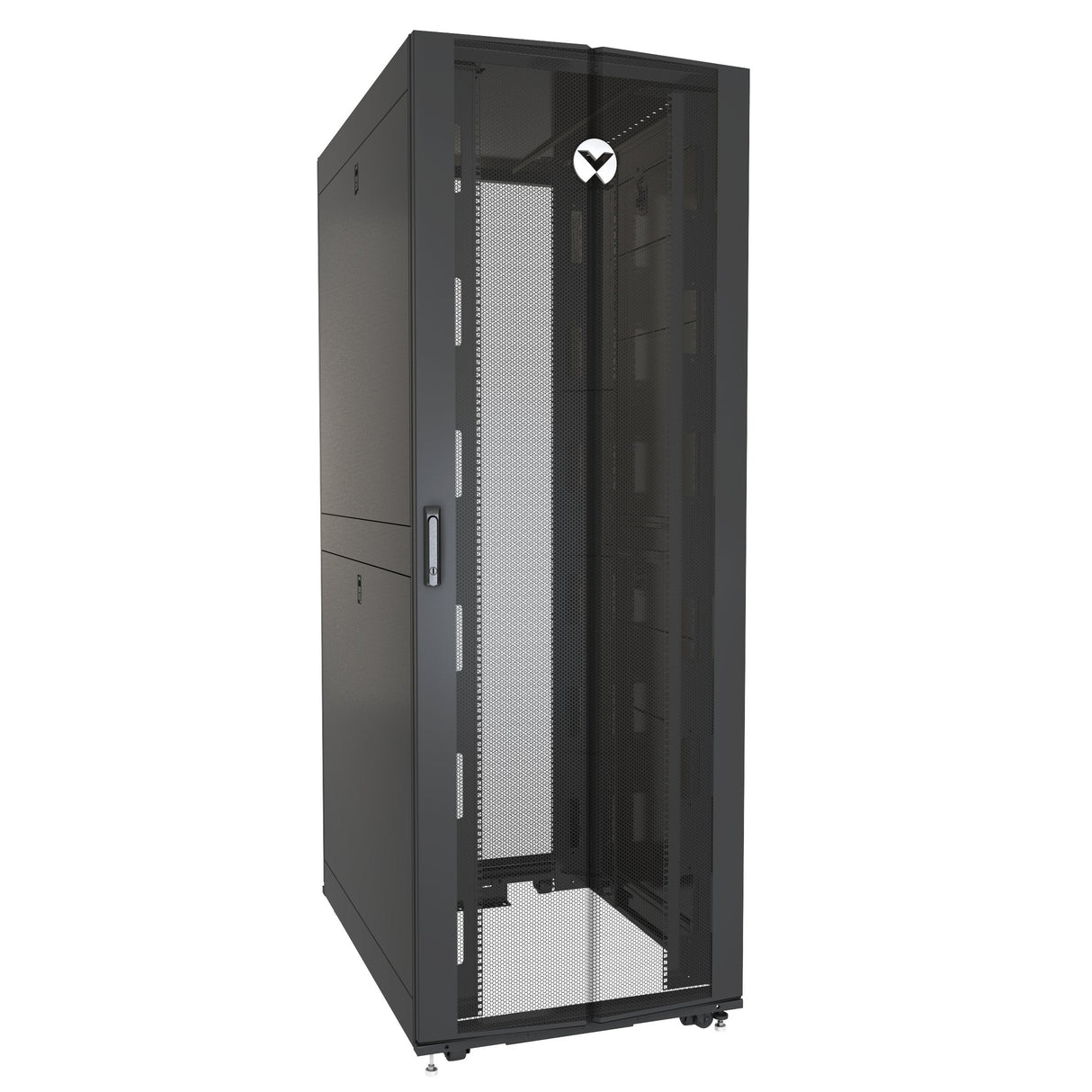 EAN 4061471035065 - Vertiv VR3357 armario rack 48U Rack o bastidor independiente Negro, Transparente imagen 1
