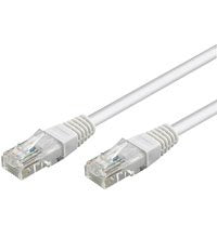 Goobay 68510 Cable De Conexiã³n Cat 5e, U/Utp, Blanco, 7,5 M