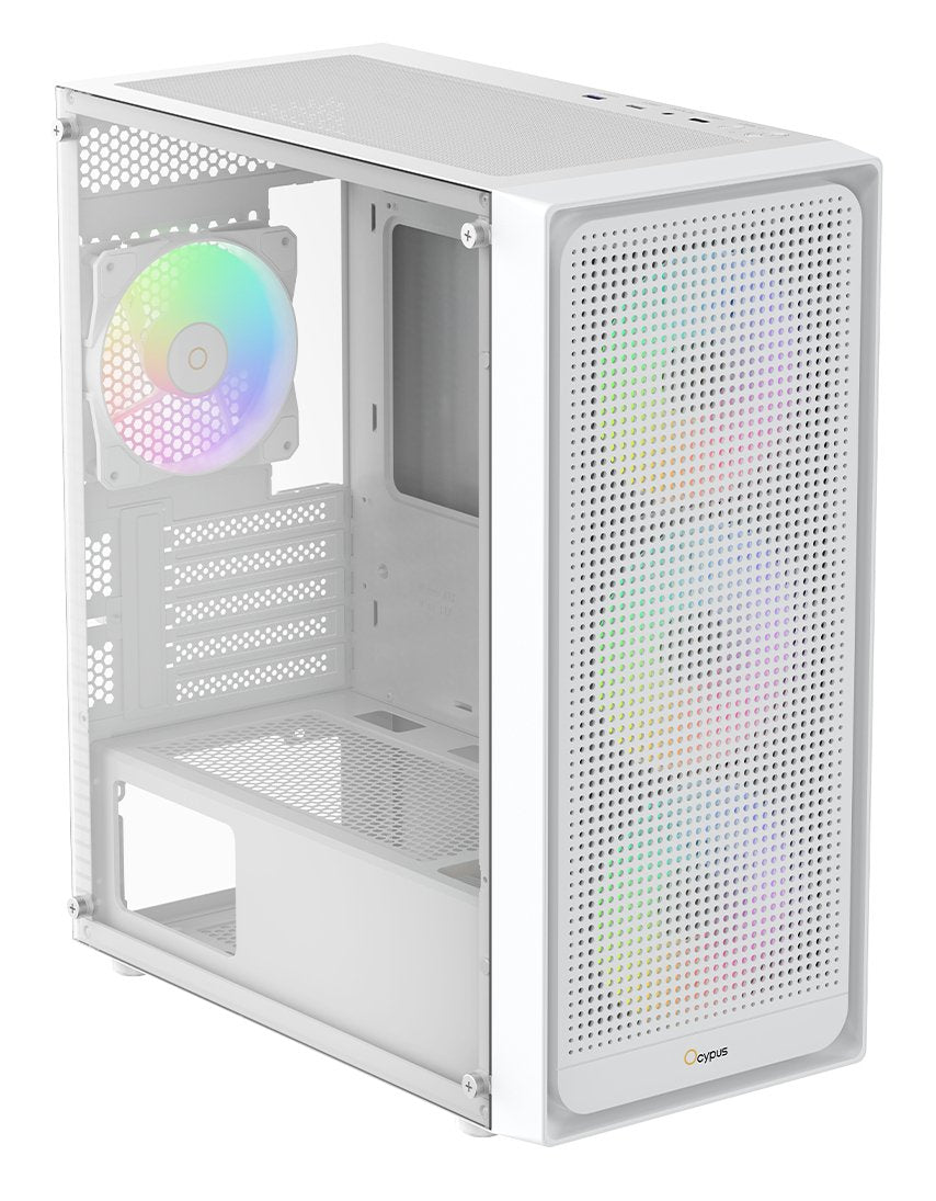 Ocypus Gamma C50 Argb (Blanco, Tempered Glass) Gamma-C50-Whg400xx-Gl
