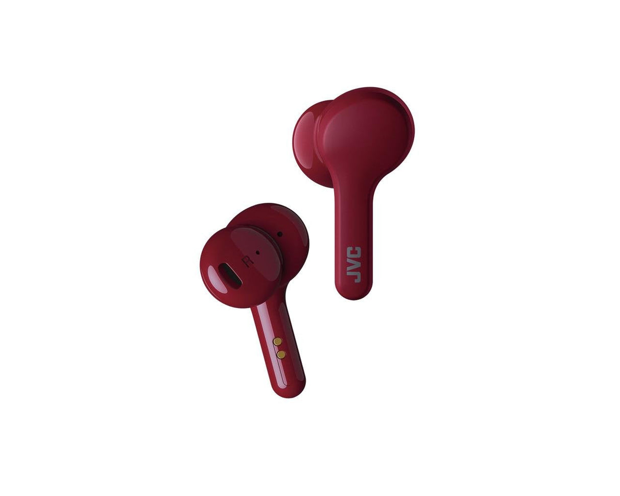 Auriculares Bluetooth Jvc Ha-A8t Con Estuche De Carga Autonomía 6h Rojos