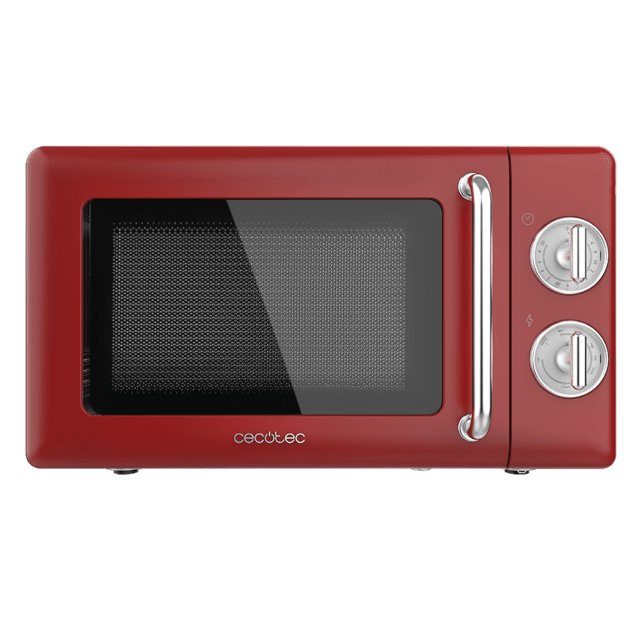 EAN 8435484017107 - Cecotec 01710 microondas Rojo, Acero inoxidable Microondas con grill Encimera 20 L 700 W imagen 1